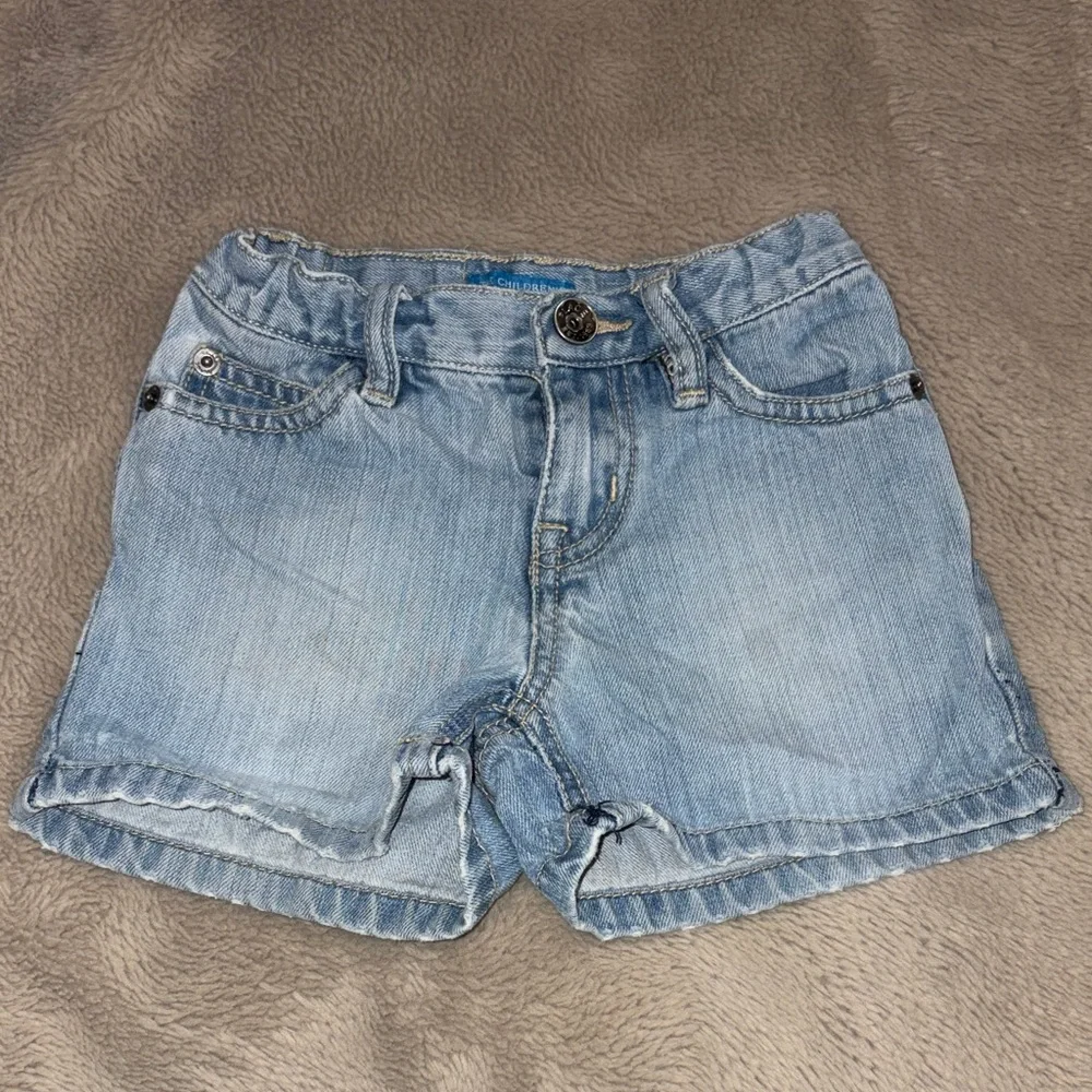 🎉4 for $20 The Children's Place Light Denim Jean Shorts, Size 4